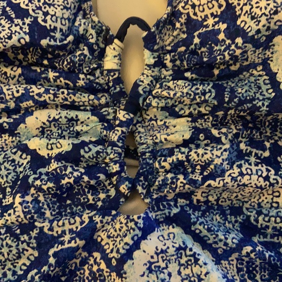 NWT RALPH LAUREN Aegean Tile Loop Front One Piece - Picture 3 of 9